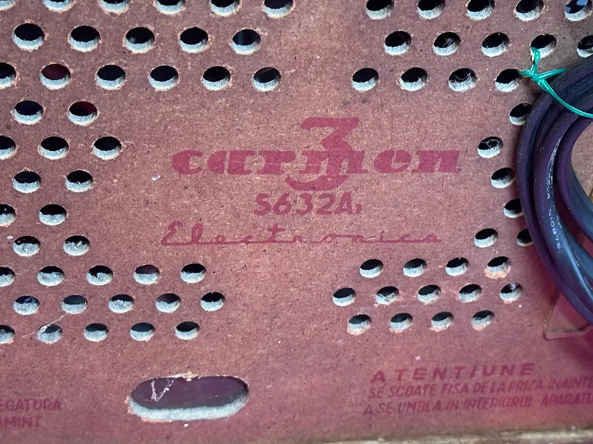 ELECTRONICA CARMEN 3 (1963) SPEAKER BLUETOOTH