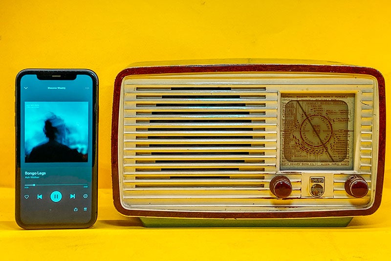 Radio vintage a valvole Philips metà anni 50 - Audio/Video In vendita a Roma