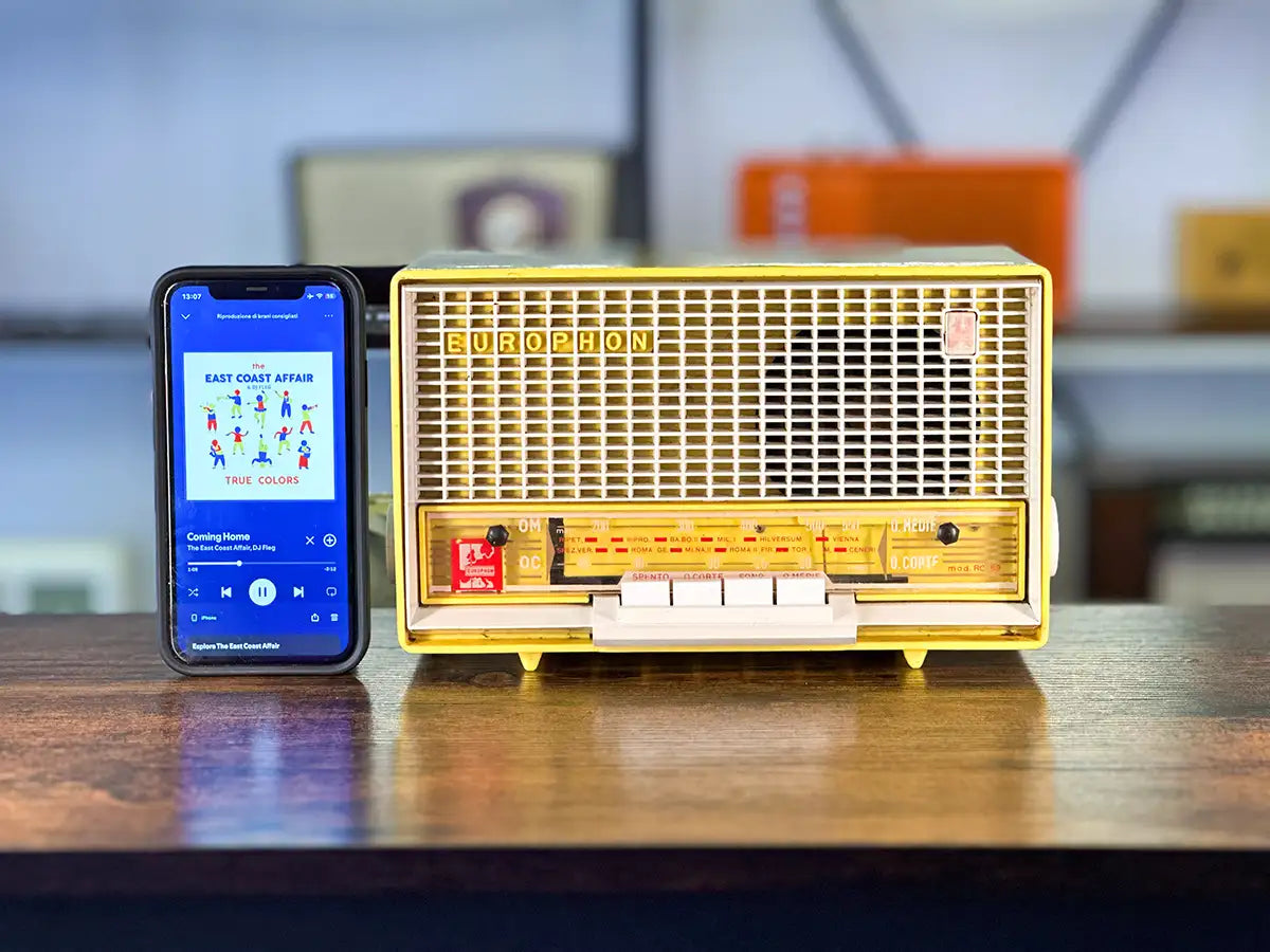 Rc59 EUROPHON RC59 GIALLA (1959) SPEAKER BLUETOOTH – Erwitt Radio