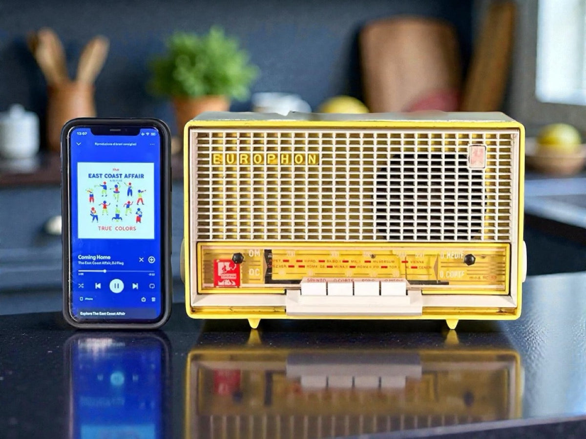 Rc59 EUROPHON RC59 GIALLA (1959) SPEAKER BLUETOOTH – Erwitt Radio