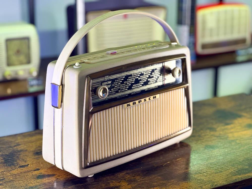 KAPSCH UKW-STAR WHITE (1960) SPEAKER BLUETOOTH PORTATILE