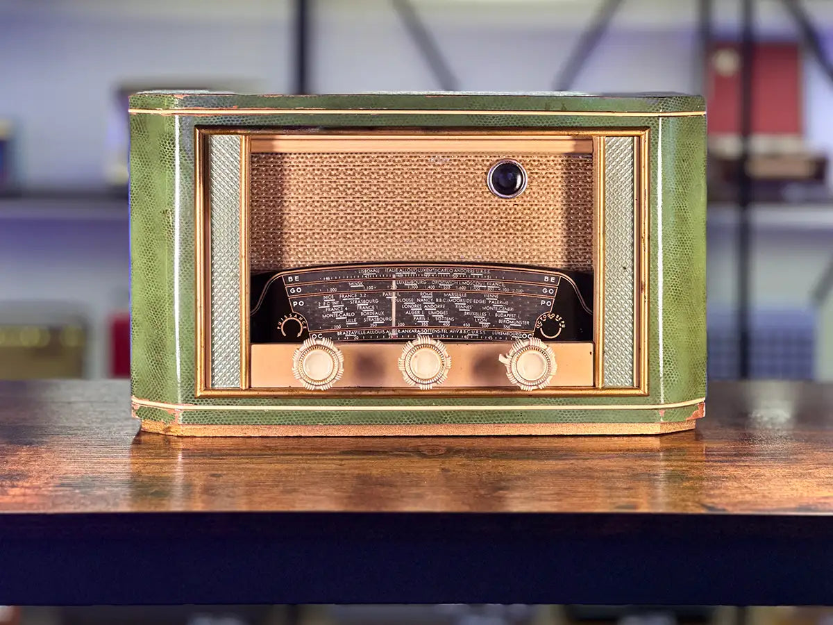 RADIO ARESO GREEN (1949) SPEAKER BLUETOOTH