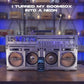 SHARP GF-777 BOOMBOX - NEON