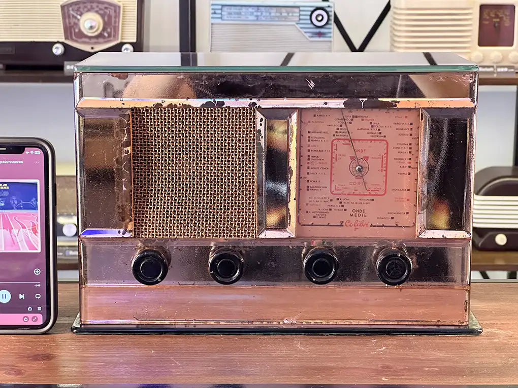 RADIOFRIGOR VERTEX COLIBRì II° (1942) RADIO VINTAGE BLUETOOTH