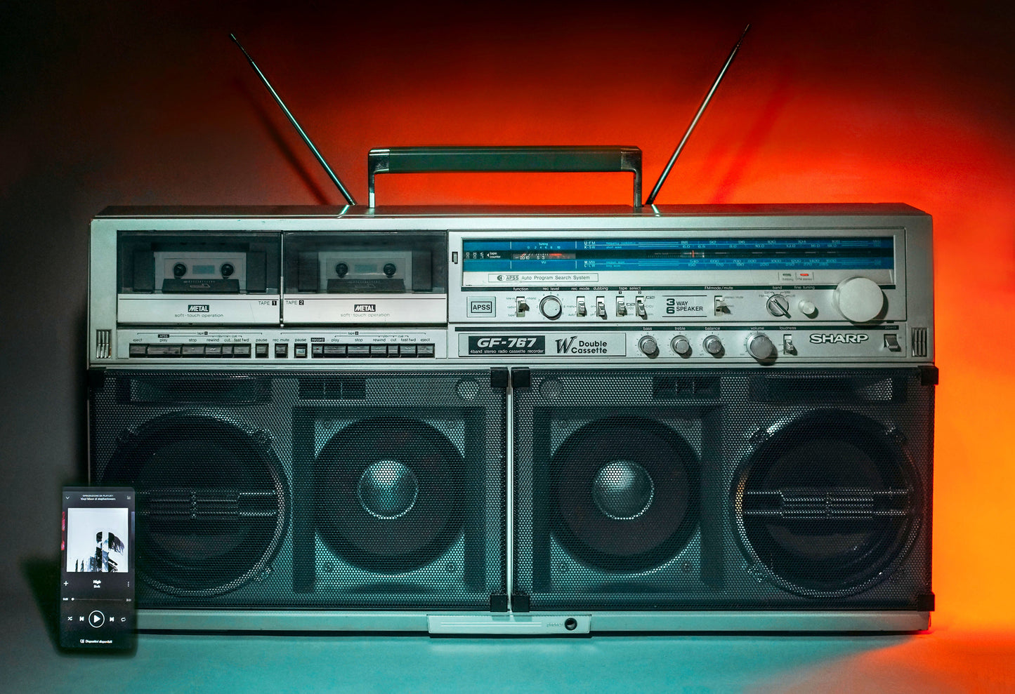 BOOMBOX BLUETOOTH SHARP GF-767 (1982)