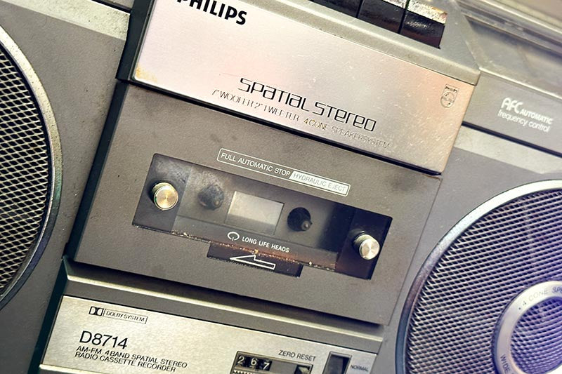 PHILIPS SPATIAL STEREO D8714 (1981) PORTABLE BLUETOOTH SPEAKER