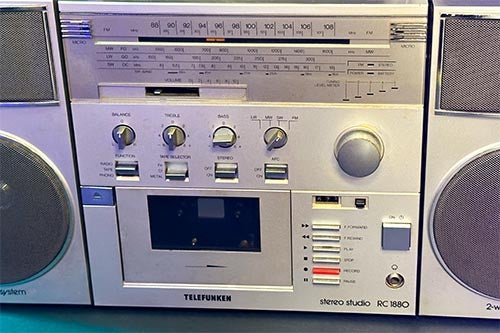 TELEFUNKEN STUDIO RC1880 (1985) BLUEOTOTH BOOMBOX